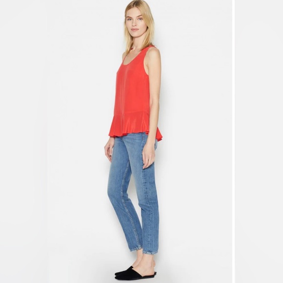 Joie Silk Cosma Peplum Shell Tank Grenadine M NWT - Picture 3 of 9